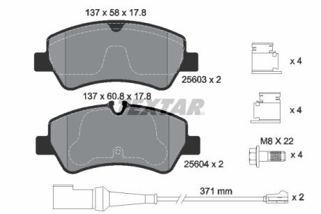 Гальмівні колодки Polcar 2560303
