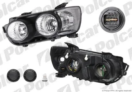 Фара основна ліва H1, H7, PY21W, W5W Polcar 25B1091E
