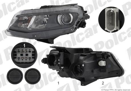 Фара основна Polcar 25S110