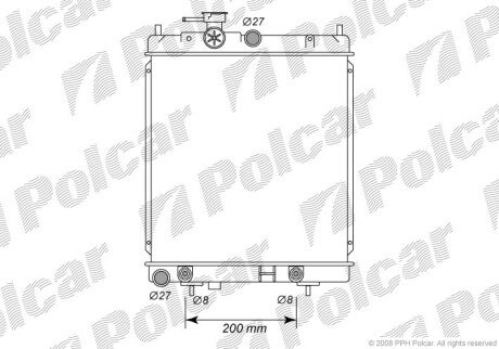 Радіатори охолодження Polcar 270508-3