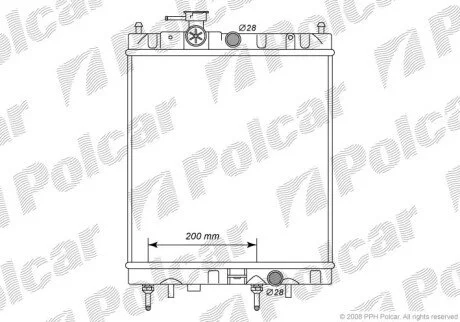 Радиаторы охлаждения Polcar 270508-4
