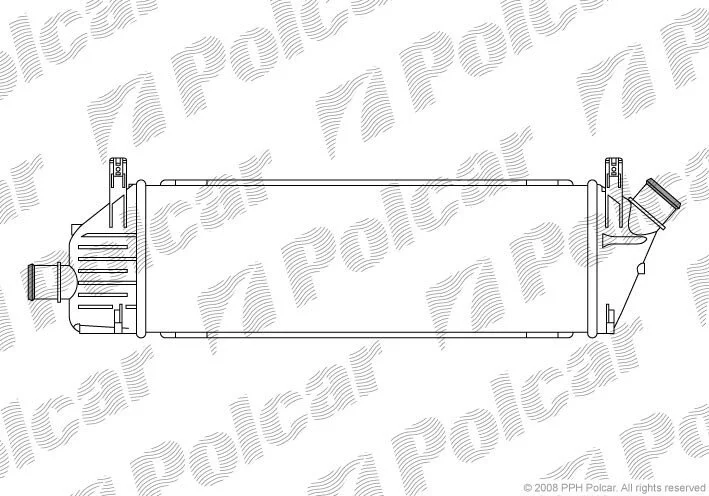 Радіатори повітря (Інтеркулери) Polcar 2707J81X (фото 1)