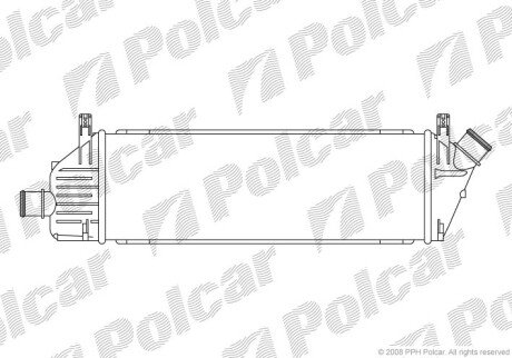 Радиаторы воздуха (Интеркулеры) Polcar 2707J81X