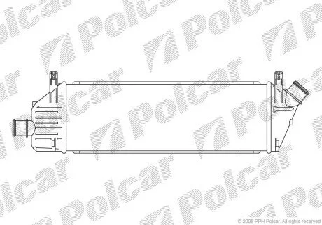 Радіатори повітря (Інтеркулери) Polcar 2707J81X