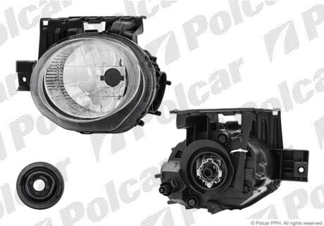 Фара основная левая H4 Polcar 271309CE