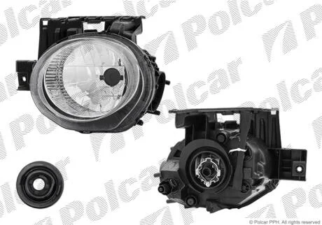 Фара основна ліва H4 Polcar 271309CE