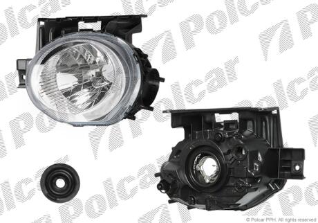 Фара основна ліва H4 Polcar 271309-V