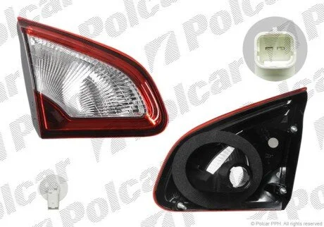 Фонарь задний слева внутренний Polcar 2714871V