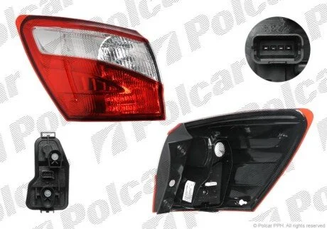 Фонарь задний справа наружный Polcar 271488-V