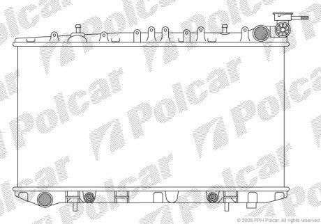 Радіатори охолодження Polcar 272808-0 (фото 1)