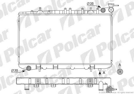 Радіатори охолодження Polcar 272808-2