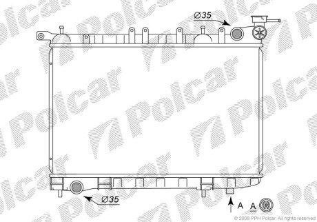 Радіатори охолодження Polcar 273108-1 (фото 1)