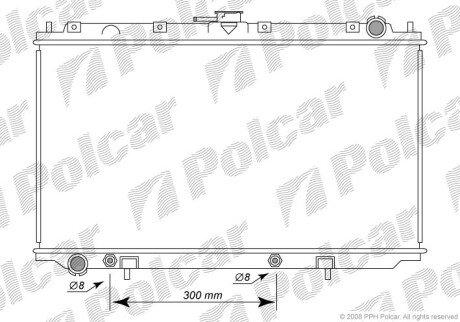 Радіатори охолодження Polcar 273208-3 (фото 1)