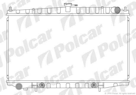 Радіатори охолодження Polcar 274208-1