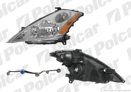 Фара основная левая HB5, W5W, WY21W Polcar 274809