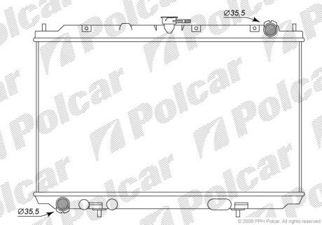 Радіатори охолодження Polcar 2756082K