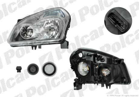 Фара основна ліва H7, PY21W, W5W Polcar 2759091E