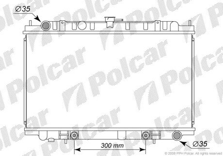 Радіатори охолодження Polcar 276108-2