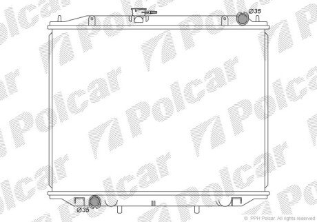 Радіатори охолодження Polcar 2770084K