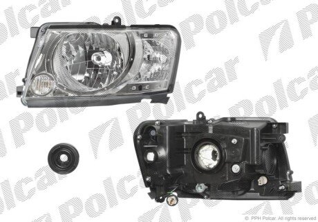 Фара основная правая H4 Polcar 277910-E