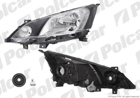 Фара основная правая H4, PY21W, W5W Polcar 278710-V