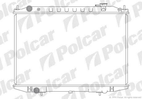 Радіатори охолодження Polcar 279708-1