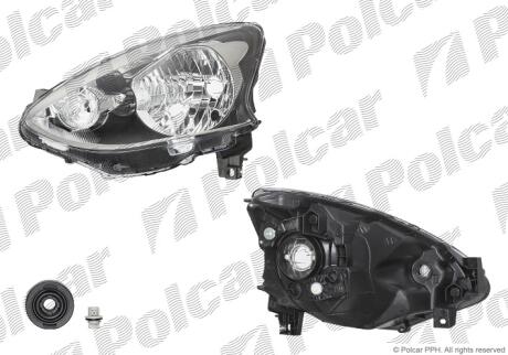 Фара основная левая H4, W5W, WY21W Polcar 27B1090E