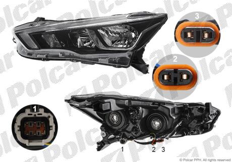 Фара основна Polcar 27B210-E