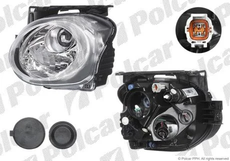 Фара основна ліва H11, HB3 Polcar 27L209-V