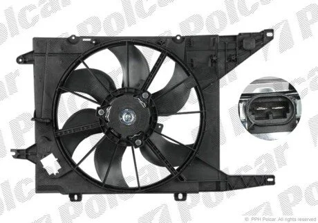 Вентилятори з корпусом / кронштейном Polcar 280023W2