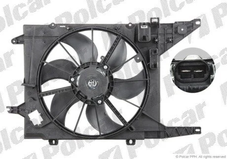 Вентилятори з корпусом / кронштейном Polcar 280023W3