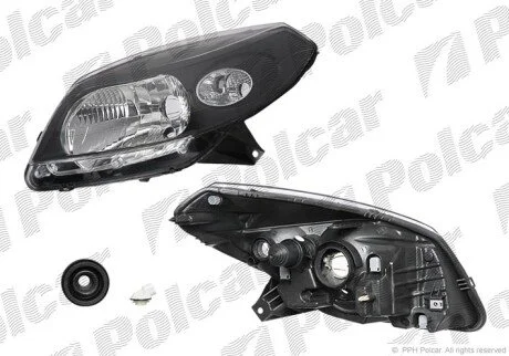Фара основная правая H4 Polcar 2805100E