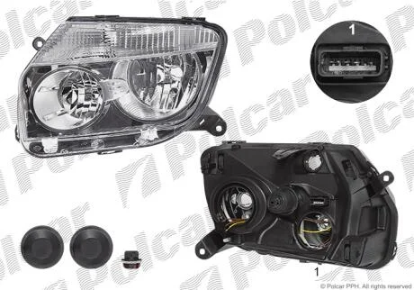 Фара основная Polcar 2820093E