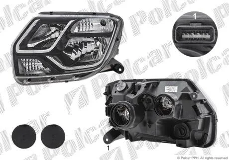 Фара основна Polcar 2820107E