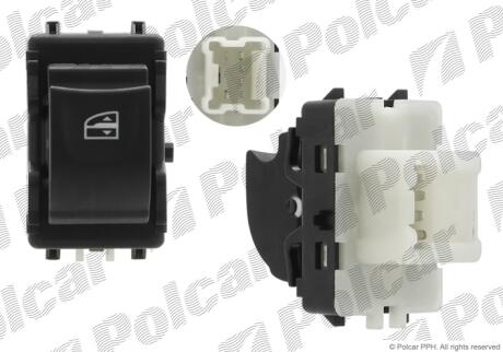 Блок кнопок склопідіймача Polcar 2820P-73
