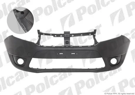 Бампер передній Polcar 28B107-1