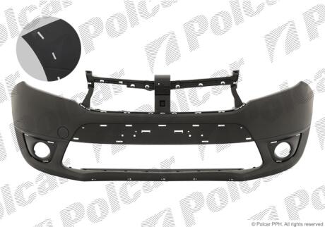 Бампер передний Polcar 28B107-5