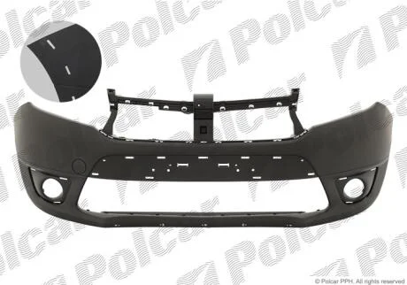 Бампер передній Polcar 28B107-5