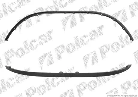 Спойлер переднього бампера Polcar 28B125