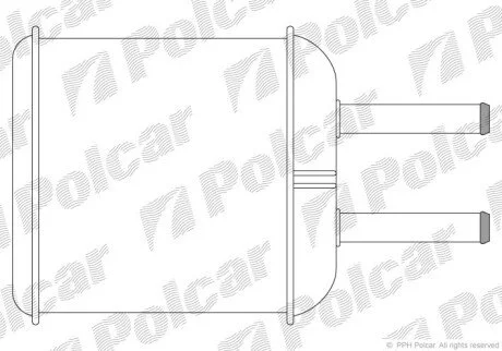 Радиатор отопителя салона Polcar 2902N8A1