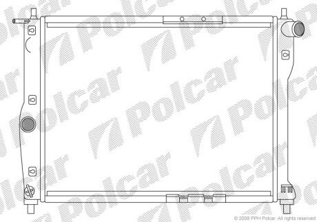 Радіатори охолодження Polcar 291208A1