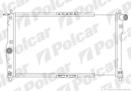 Радіатори охолодження Polcar 291208-A