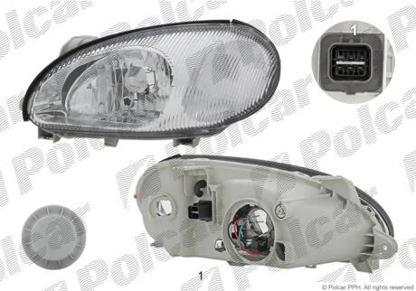 Фара основна Polcar 2912097E