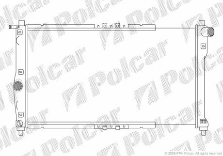 Радіатори охолодження Polcar 292208A1 (фото 1)