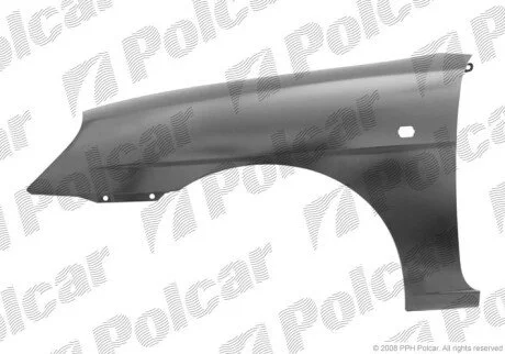 Крыло спереди справа с отверстием для поворотника Polcar 292302