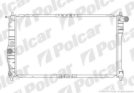 Радіатори охолодження Polcar 292308A1