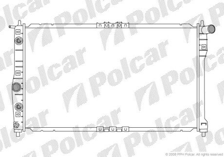 Радіатори охолодження Polcar 292308A2 (фото 1)