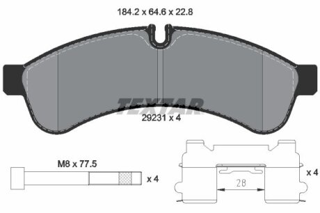 Гальмівні колодки Polcar 2923101