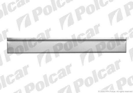 Ремкомплект обшивки боковини лівий Polcar 295083-1