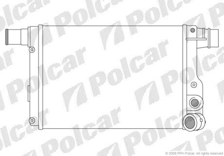 Радіатори охолодження Polcar 300108-1